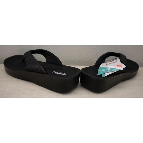 Aerothotic L0312 Women's Sz 11 Black Crystal Mist Orthotic Comfortable Sandals - Picture 11 of 13